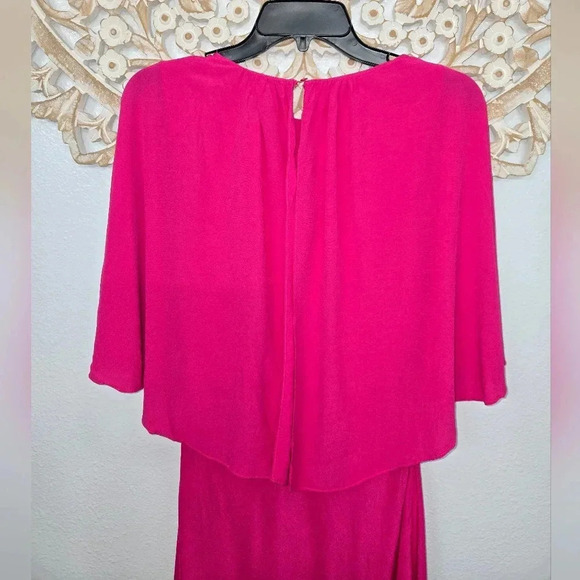 Zara Flowy Cape Sleeve Dress - Picture 5 of 11